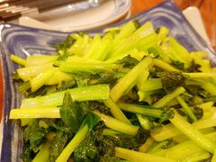 清炒菊花菜-汤河清真餐馆