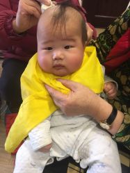 点击看大图 -龙文宝贝上门婴儿理发满月剃胎毛(总店)