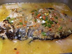 蒜香烤鱼。-半天妖烤鱼(方庄店)