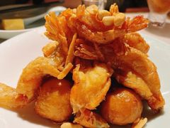 梨球果仁虾-小吊梨汤·北京菜·烤鸭(双井乐成中心店)