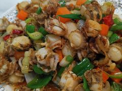 葱爆威海扇贝-威海渔村(静安旗舰店)