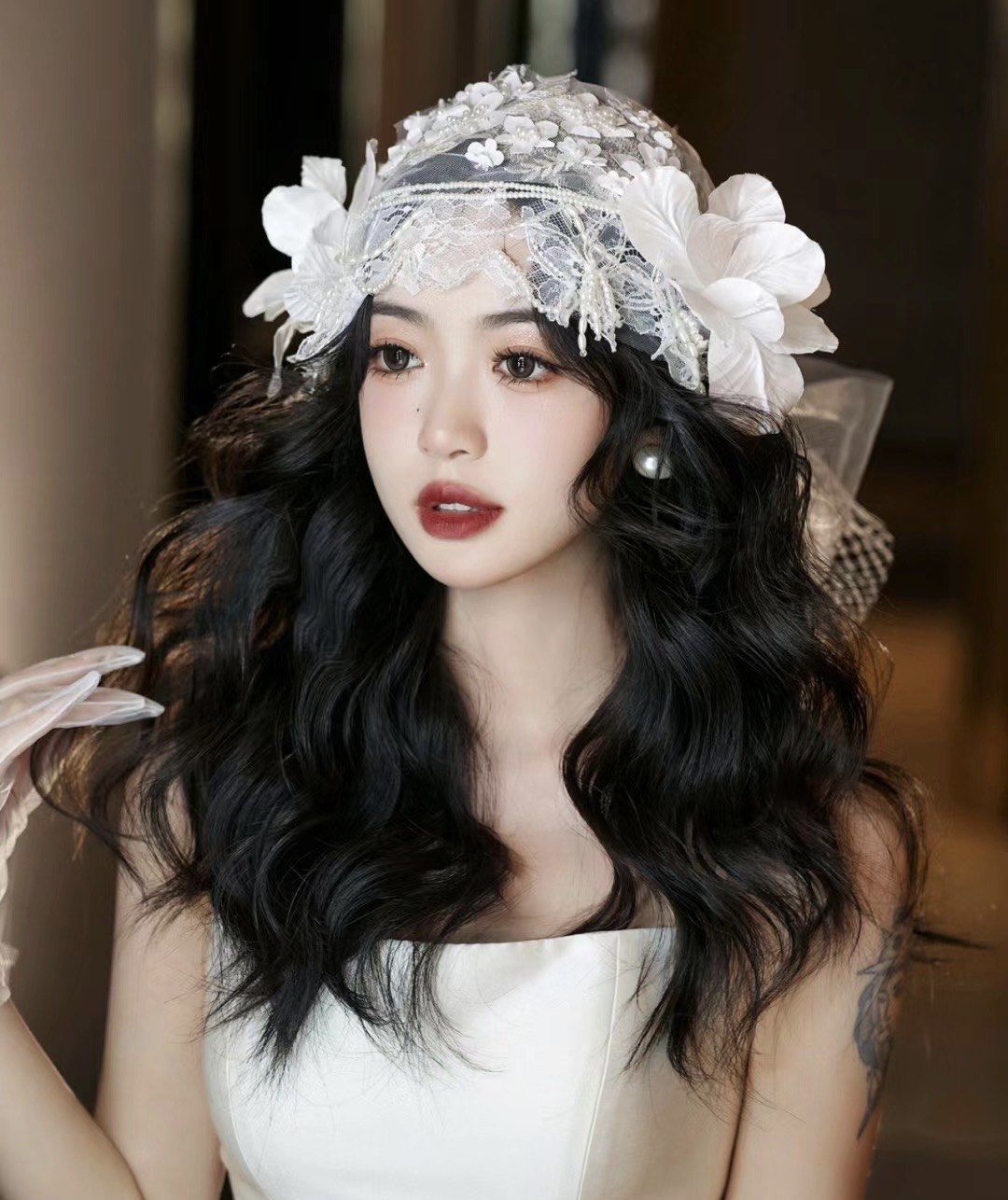 法式复古新娘妆