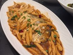 红烧鲳鱼面疙瘩-合家小菜餐馆(新诚花苑店)