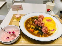 樱花炸鸡咖喱蛋包饭套餐-池奈·咖喱蛋包饭(熙地港店)