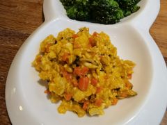 蟹粉蛋黄西兰花-旅马餐厅(茅家埠店)