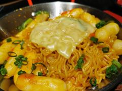 欧巴拉面炒年糕-九田家黑牛烤肉料理(宽城万达店)