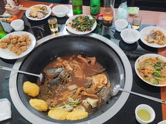 -北京龙庆四季香农家饭庄·灶台鱼·碳烤虹鳟鱼(龙庆峡店)