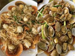 蒜蓉粉丝蒸扇贝-明记海鲜大排档(巽寮湾店)