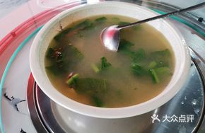 Water Snail and Chinese Broccoli Soup