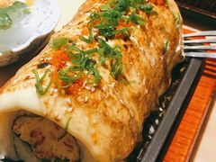 焗烤芝士三文鱼卷-越光米贩精致料理餐厅(金鹰店)