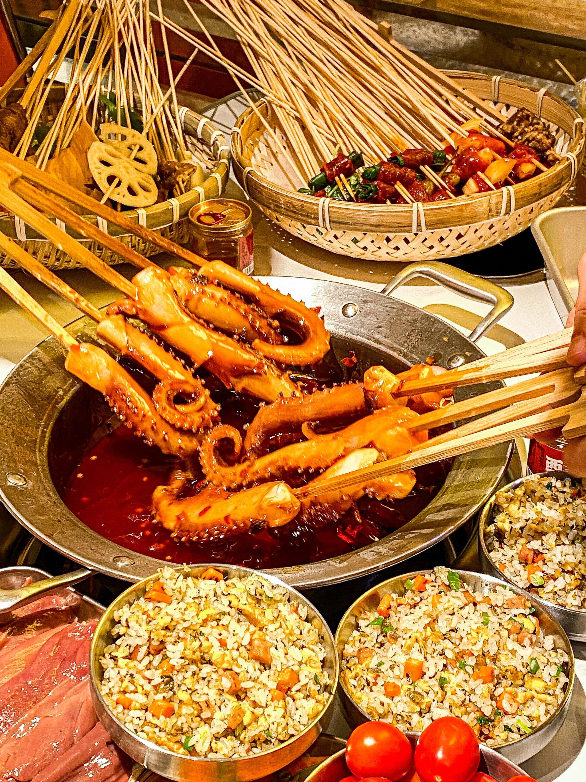 一元麻辣串!香晕了