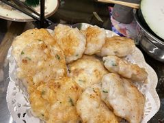 煎墨鱼饼-尚竹阁冬瓜盅·18年地标美食(平洲店)