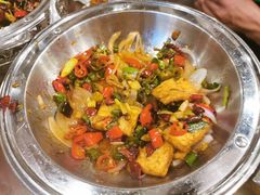 干锅千叶豆腐-老兰家传统烧烤炒菜泡馍(小南门店)