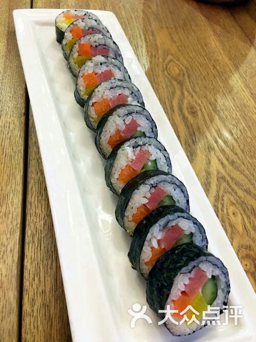 木槿紫菜包饭炸鸡柳紫菜包饭图片-北京韩国料理-大众点评网