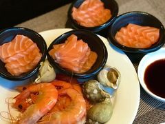 -大中华希尔顿酒店-念自助餐·海南美食·三文鱼