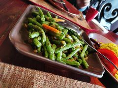 虾酱炒四季豆-花马天堂云南餐厅 Lost Heaven(外滩店)