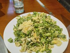 荷叶炒鸡蛋-铁锅炖灶台鱼老三炖鱼馆