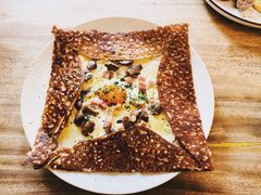 鸡蛋蘑菇熏肉荞麦可丽饼-RAC BAR(安福路店)