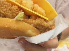 脏脏芝士大虾鸡腿堡-肯德基(朝阳门店)