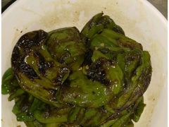 酿辣椒-菠菜美食