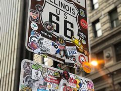 -66号公路起点牌