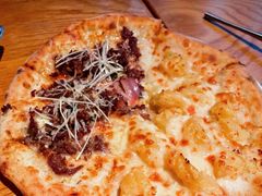 榴莲松露火腿双拼披萨-1861意大利餐厅(文化广场店)