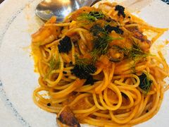 意大利面伴虾鱿鱼番茄橄榄-FISH&POTATO Cō(地中海美食 万象城店)