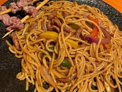 黑胡椒牛柳丝炒意大利面-绿茵阁牛扒餐厅(客村店)