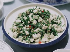 沙葱拌豆腐-宁夏国强手抓羊肉·清真菜(未央路凤三店)