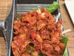 辣炒酱炒五花肉-恩你小木屋·韩式料理(假日广场店)