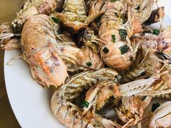 椒盐虾姑-阿古海鲜大排档(青澳湾自然之门六年好店)