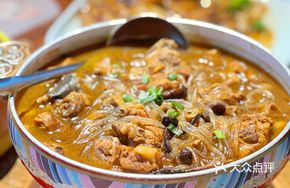 Chicken and Mushroom Stew with Vermicelli