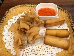 炸牛奶拼炸云吞-阿多私房菜(顺德店)