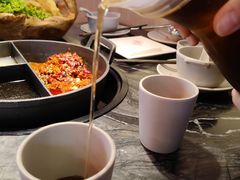 冰镇酸梅汤-热火朝天鲜切牛肉火锅(南强街巷店)