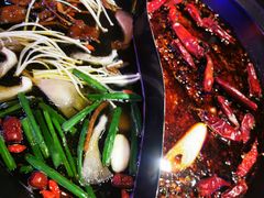 宽板凳菌汤鸳鸯锅-宽板凳老灶火锅(南礼士路店)