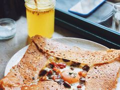 鸡蛋蘑菇熏肉荞麦可丽饼-RAC BAR(安福路店)