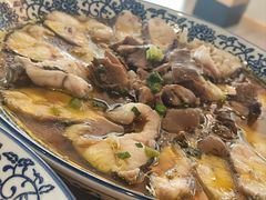蕈油蒸鮰鱼-得意楼蒸菜馆