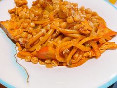 新疆鸡肉炒米粉-新疆烧烤王(广灵店)