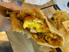 -小红车炸蛋葱油饼