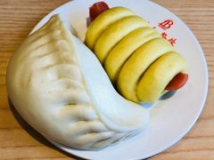 金瓜热狗-蓝白自选餐厅(烟大店)