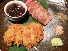 风味和牛拼盘-山杏yama-katsu·吉列炸物
