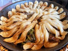 大公鸡粘卷子-华盛园卷子王农家菜水库鱼