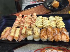 火炙北海道蟹棒寿司-榴大大·寿司先生(哈街店)