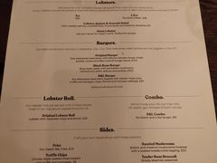 菜单-Burger & Lobster(Dean Street)