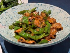 锅气土辣椒炒肉-柴米油盐三杯鸡(象山北路店)