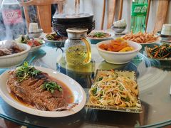 -北京龙庆四季香农家饭庄·灶台鱼·碳烤虹鳟鱼(龙庆峡店)