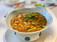 扇贝肉烩茄子-小渔船渔家传统菜(鲅鱼圈店)