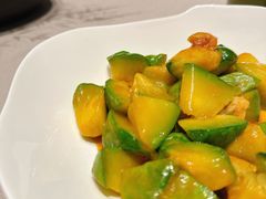 拍蒜虾干炒姜饼瓜-蘇锦宴·淮扬菜烤鸭·小院(三元桥霄云路店)