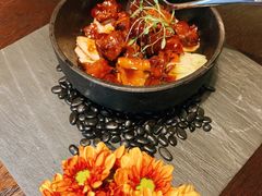 石锅小牛肉焖烧牛筋-九里云松·天香餐厅