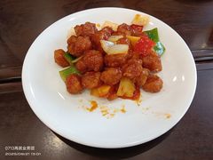 菠萝虾球-月坛宾馆-聚仙楼餐厅